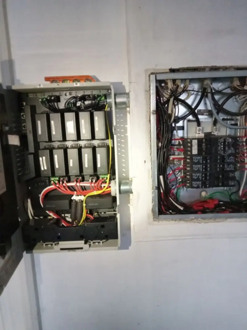 Electrical panel upgrade completed for Indoor Lighting Installation in Bedford
